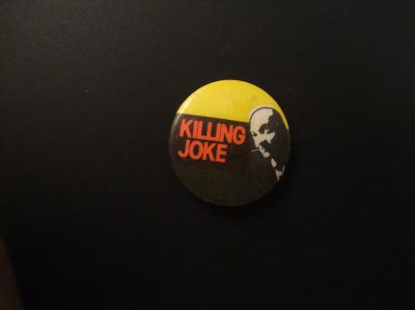 Killing Joke Engelse rockband geel -zwart